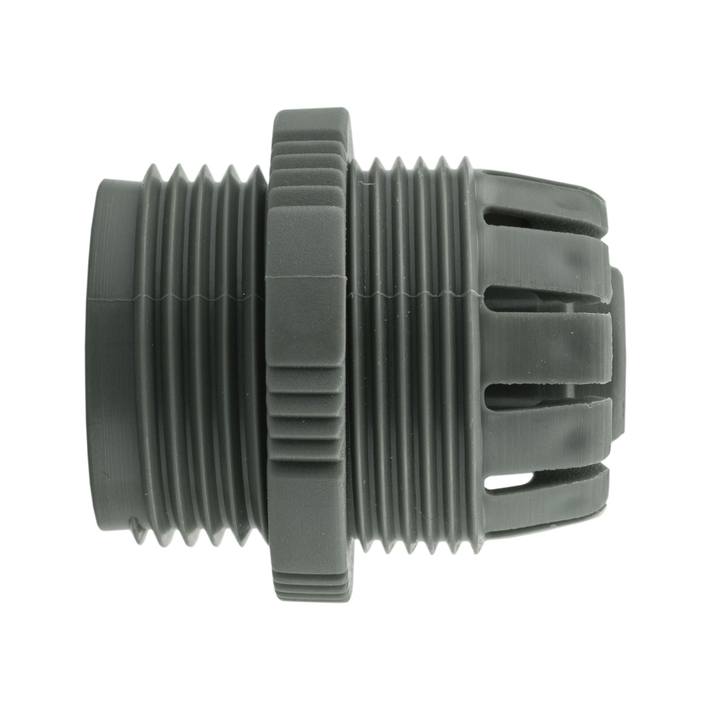 Direct hose connector threads and grey locking ring for 32mm MDPE
