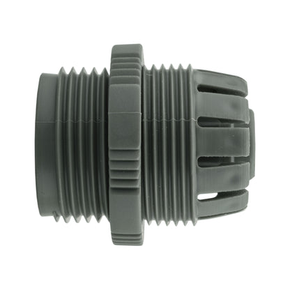 Direct hose connector threads and grey locking ring for 32mm MDPE