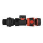 Black 3/4" BSP hose connector with quick-connect valve and red sealing ring
