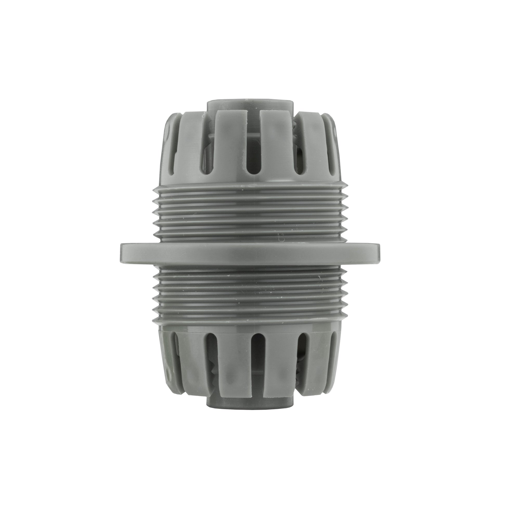 Hose Mender 1/2" Lime coupler: gray body with ridged grip sections and center seal
