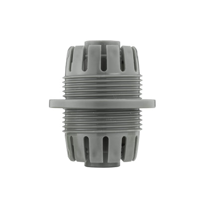 Hose Mender 1/2" Lime coupler: gray body with ridged grip sections and center seal