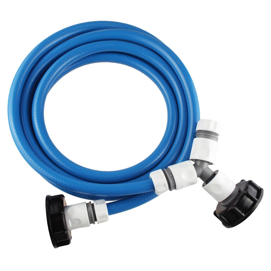 IBC Tank Connection Kit – WL with blue hose and white/black connectors