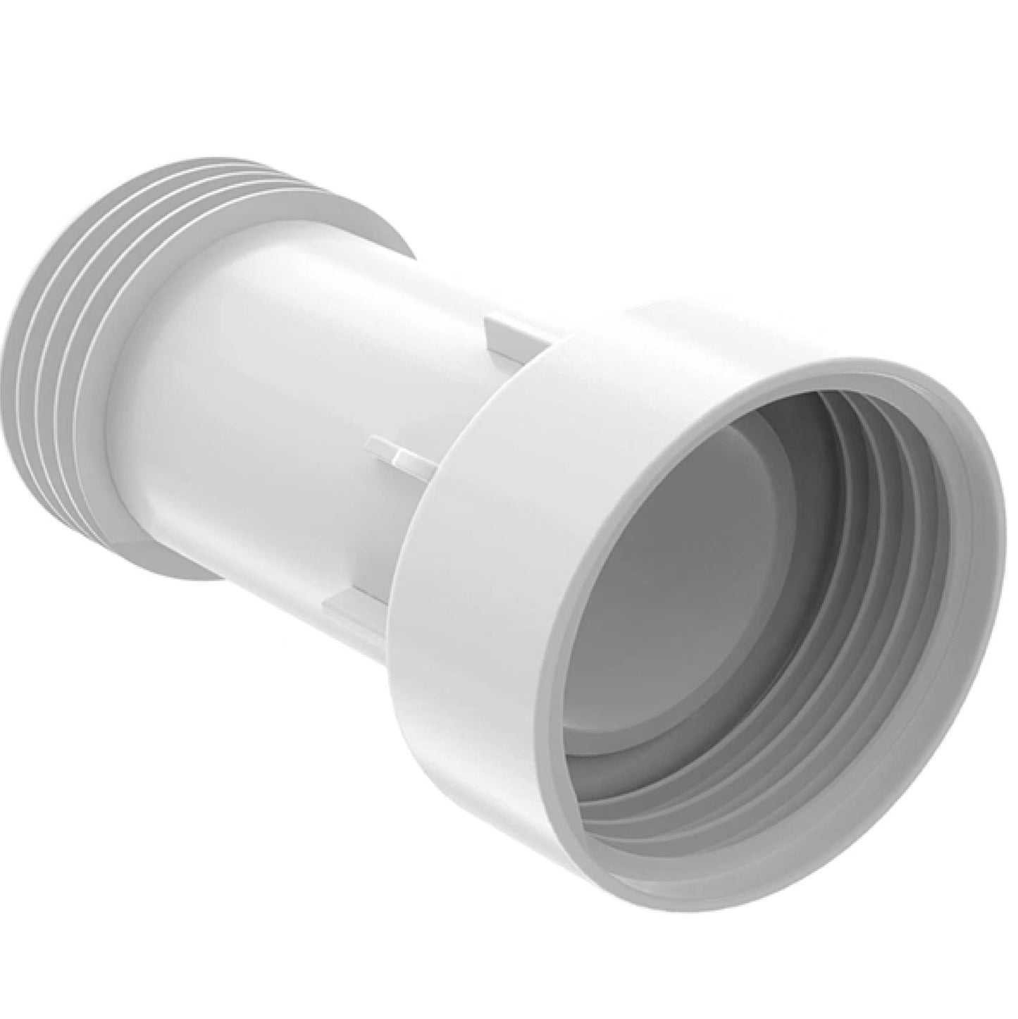 IBC valve extension, white connector and black shutoff lever