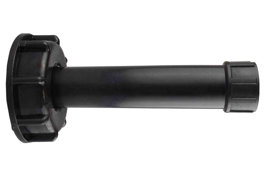 IBC 2” S60x6 cap with ¾” BSPM-F fitting, black outlet end