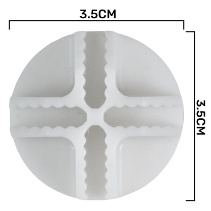White half-snap ball insert, size 3.5 cm