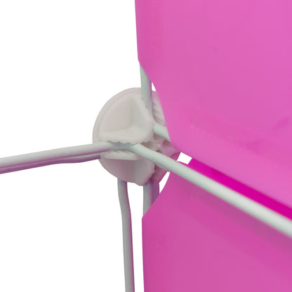 White half-snap connector ball fitting for a panel corner