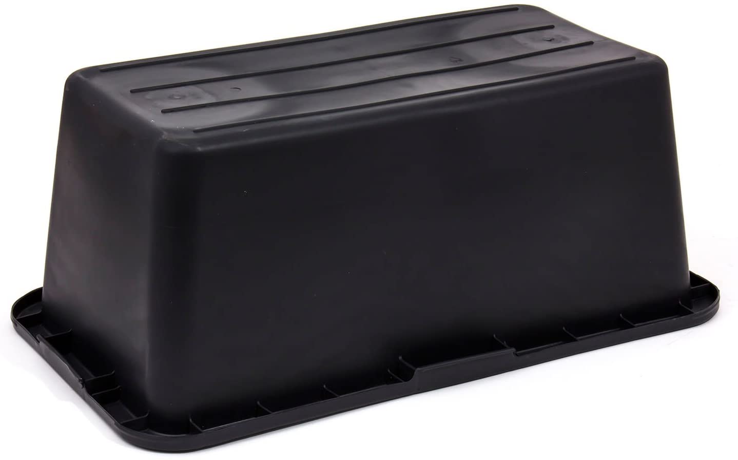 Mixing Tub 90L black plastic container with raised rim and sturdy base