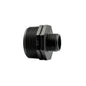 2” BSP to 1” BSP male reducing nipple, black threaded fitting