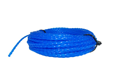Blue twisted strimmer line coil, 2.0mm blue cutting cord