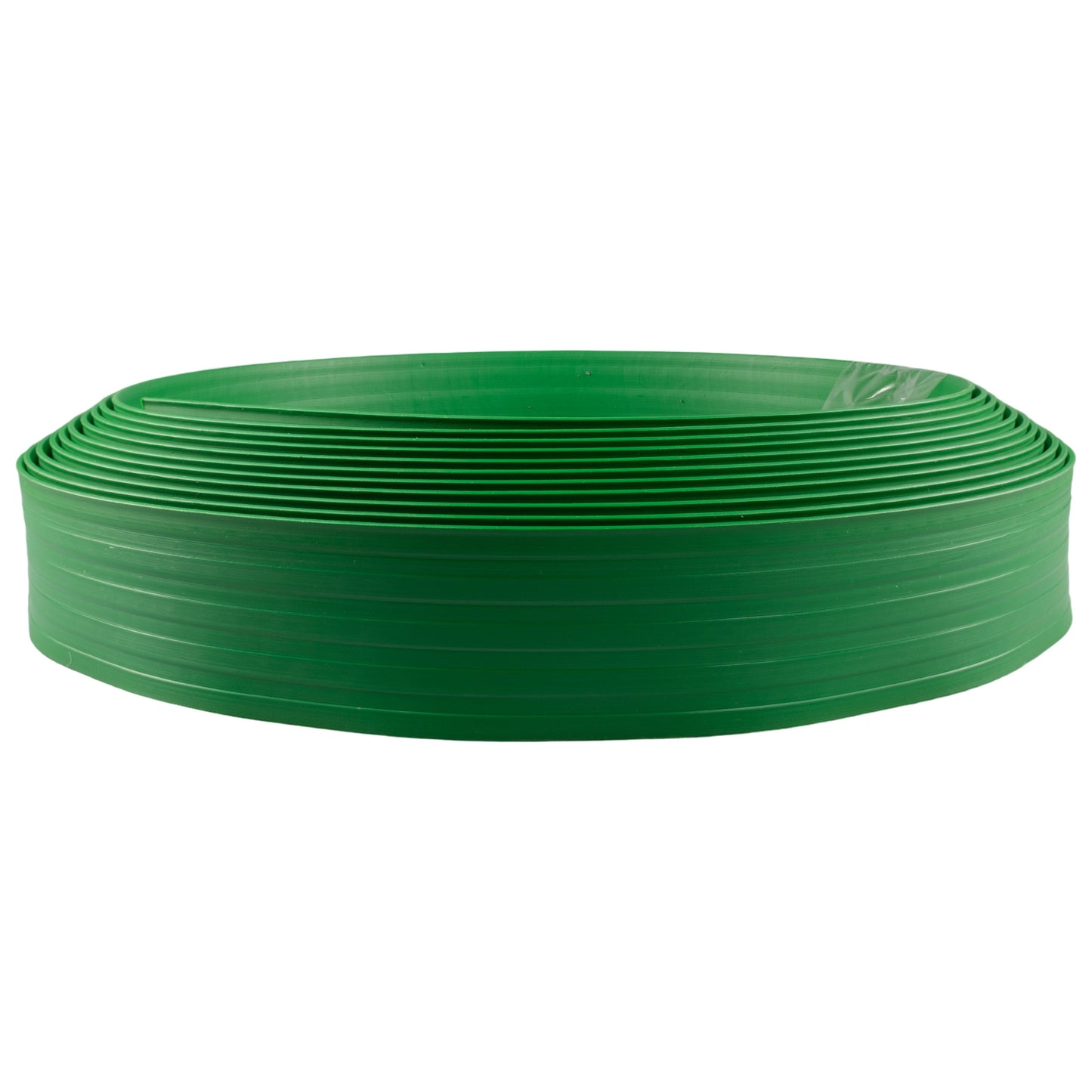 Green lawn border edging strip roll, 60mm width, coiled for 10m length