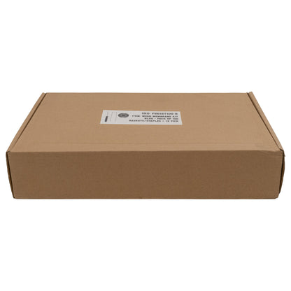 Weed control membrane peg set box with included washer gaskets