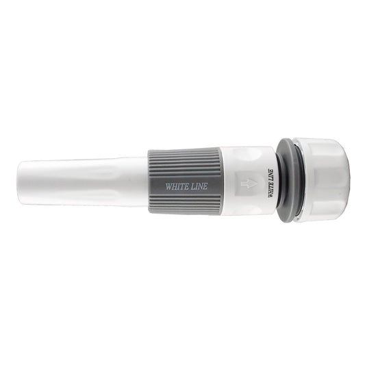 Water Lance Max Flo with grey ribbed grip and clear end nozzle, White Line label