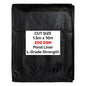 Black pond liner roll, L-Grade strength, 1.5m x 10m, 200 GSM cut size