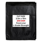 Pond liner L-Grade 2.5m x 10m, 200 GSM, black folded pack with label