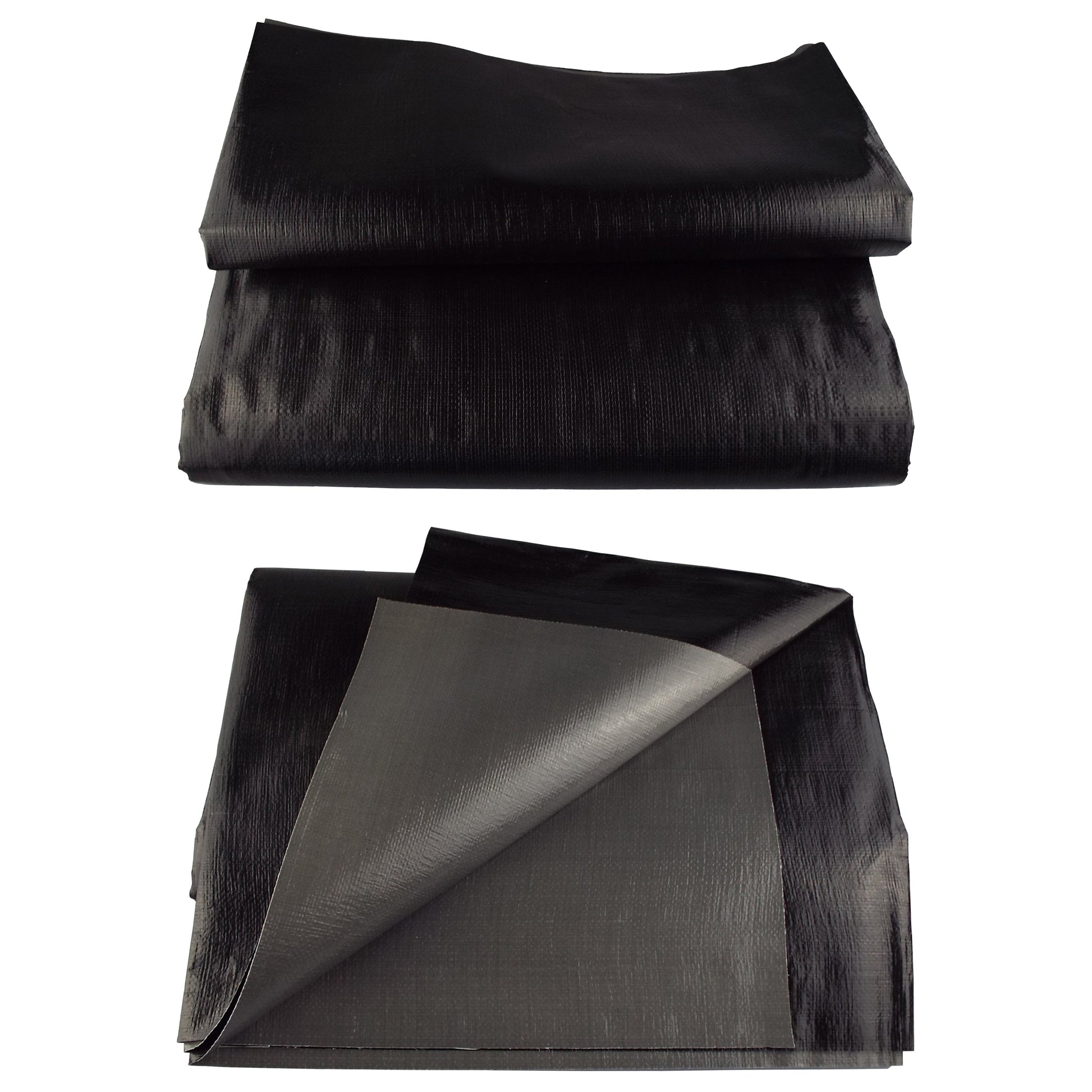L-Grade pond liner bundle, 3m x 3m sheets folded, dark outer side