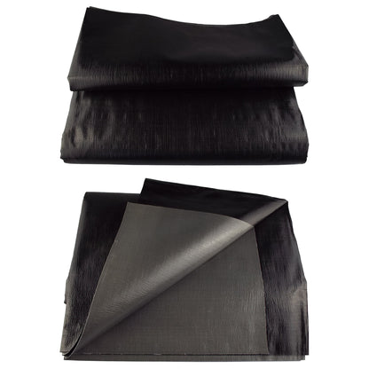 L-Grade pond liner bundle, 3m x 3m sheets folded, dark outer side