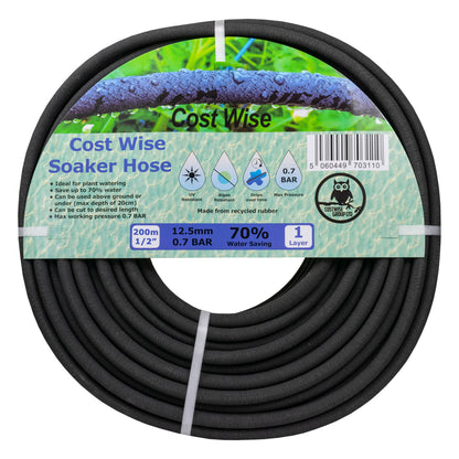 Cost Wise porous soaker hose, 200m coil with label