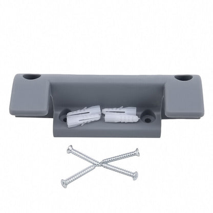 Hose reel wall bracket base with mounting fittings and included screws