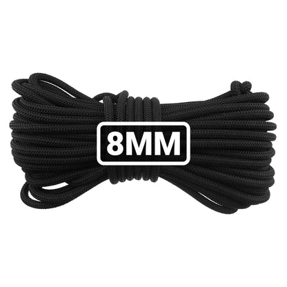 8mm black bungee rope bundle