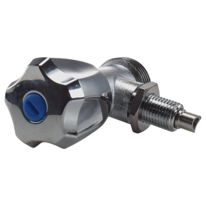 13mm barb tap full kit: blue-topped valve handle with male threaded outlet connector