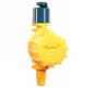 Antelco Vari-Jet 180° spray cap on yellow base, blue top and fittings