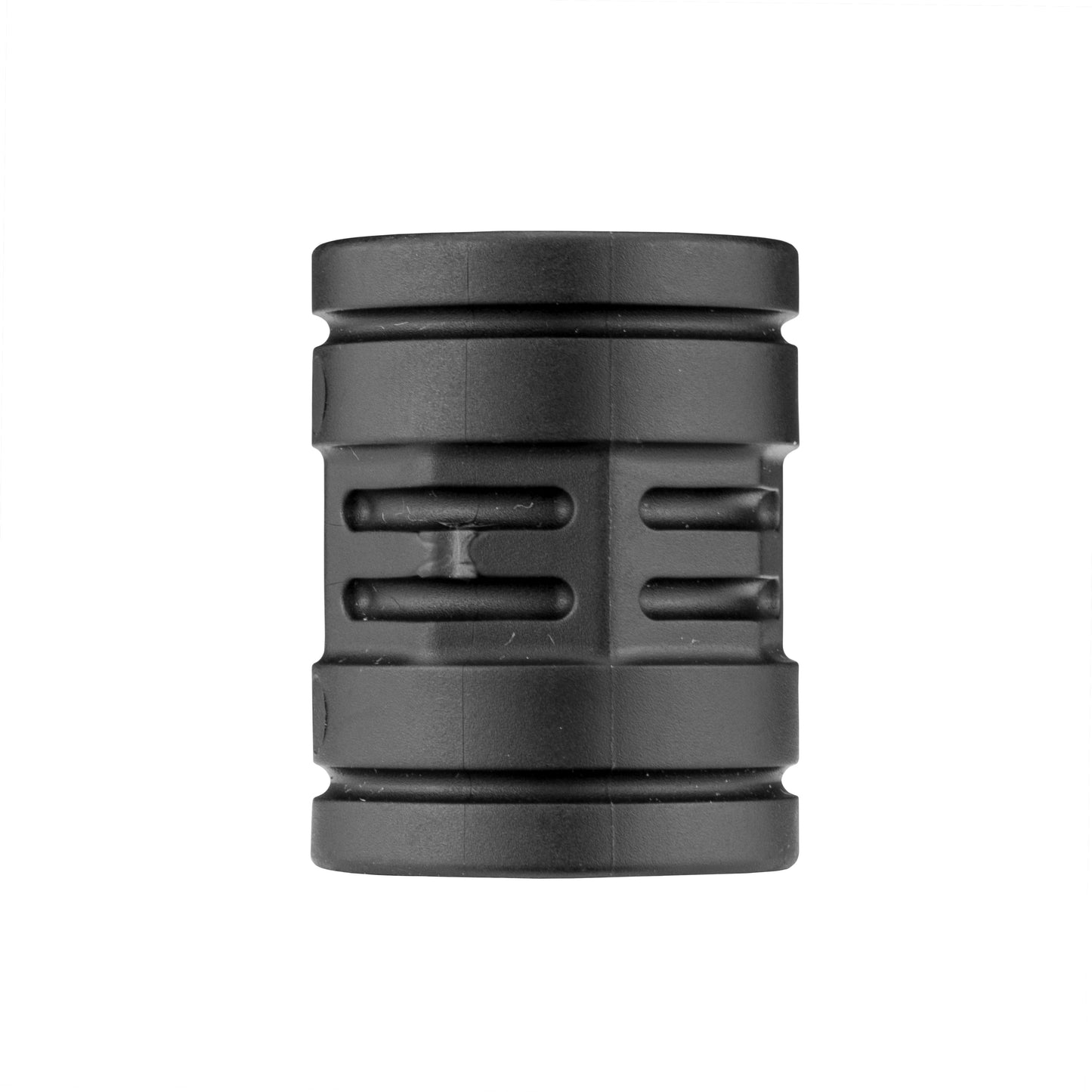 PP socket 1/2" BSPF black body with grip ridges and two parallel slots