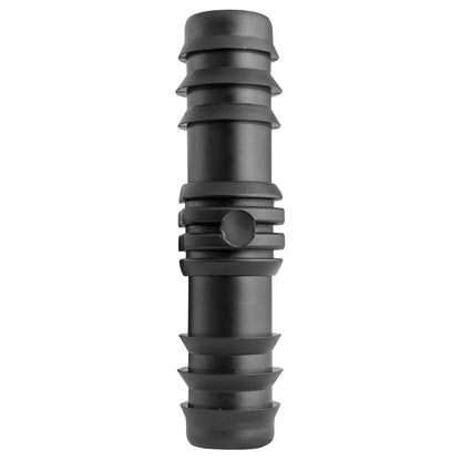 Schwarzes 1/2" Barb-Verbindungsstück im Seitenansicht, gestufte Dichtbereiche