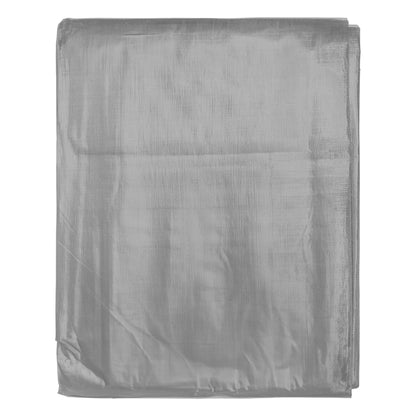 Silberne Plane 3 m x 3 m, gefaltet, glatte Fläche