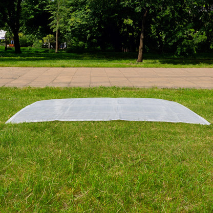 Clear XL-grade tarpaulin, spread sheet 5m x 5m
