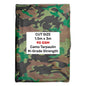 Camouflage tarpaulin sheet, 1.5m x 3m, folded camo print surface