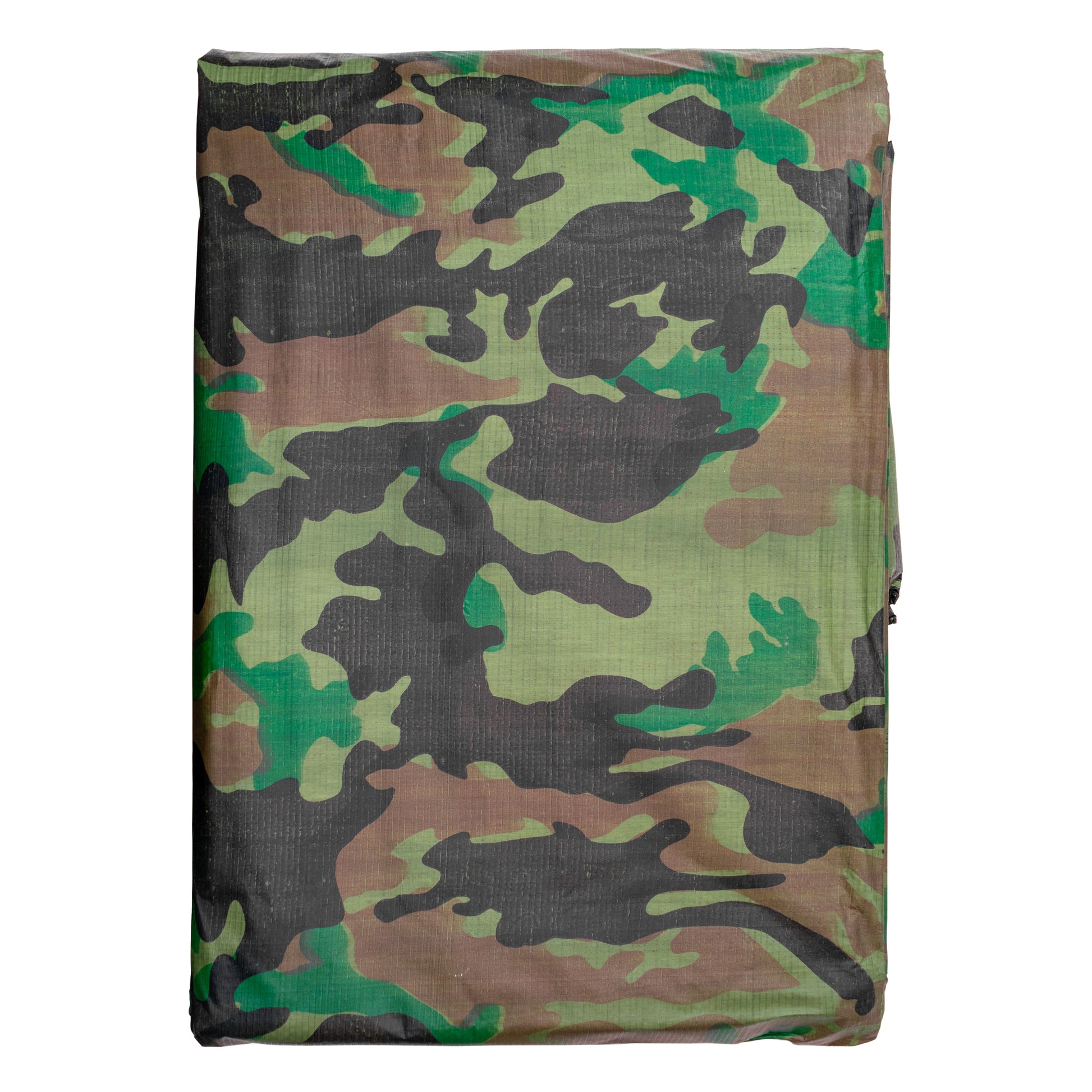 Camouflage tarpaulin sheet, 3m x 3m, packed fold