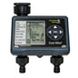 Double outlet water timer with LCD display and round control dial