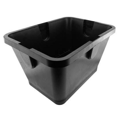 51x38cm standard valve box, square black plastic base with open central top