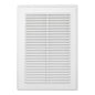 Louvre vent 180x250mm with fly screen, white front grille and frame