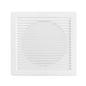 White square Louvre vent with horizontal grille and fly mesh