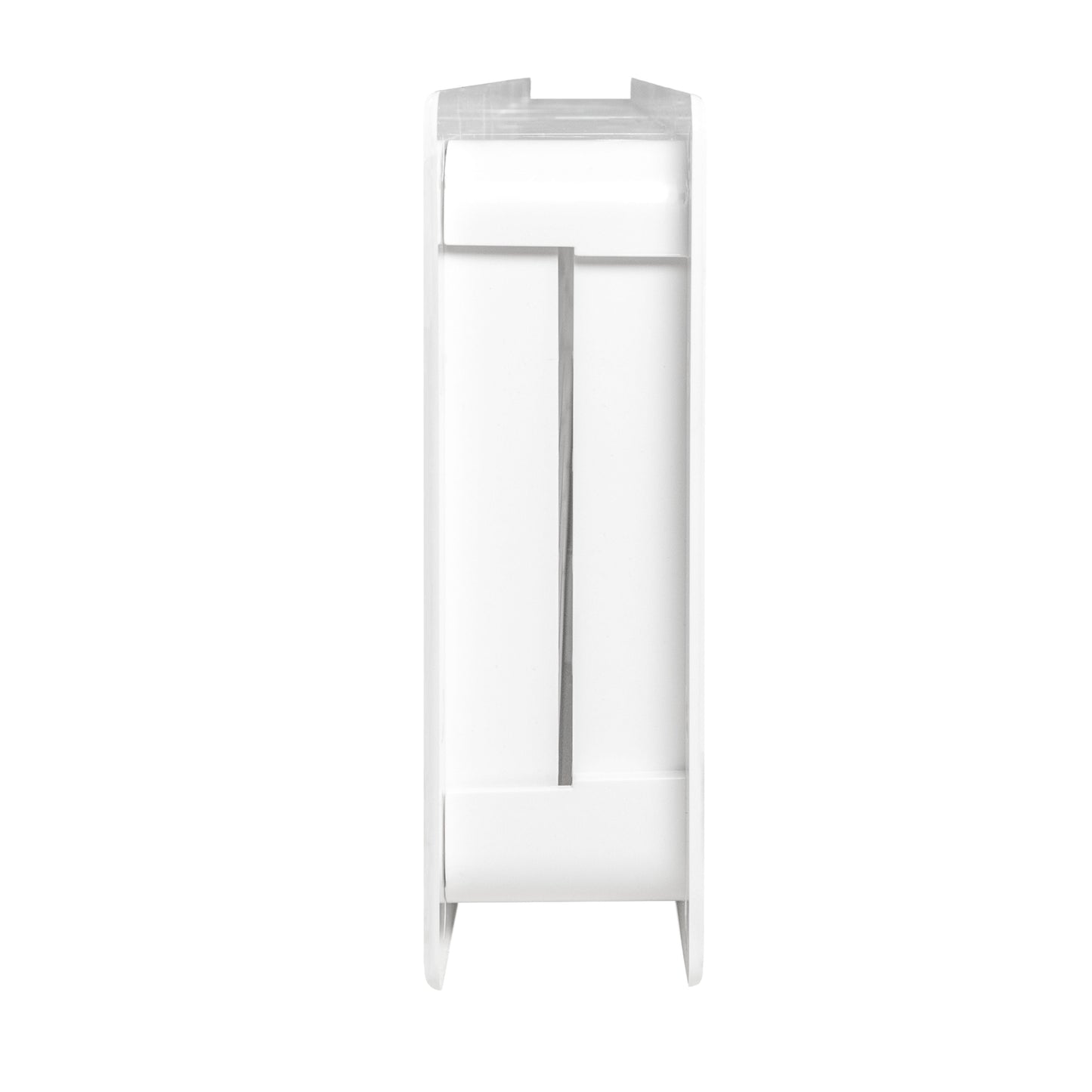 White door louvre vent rear bracket frame with central support bar