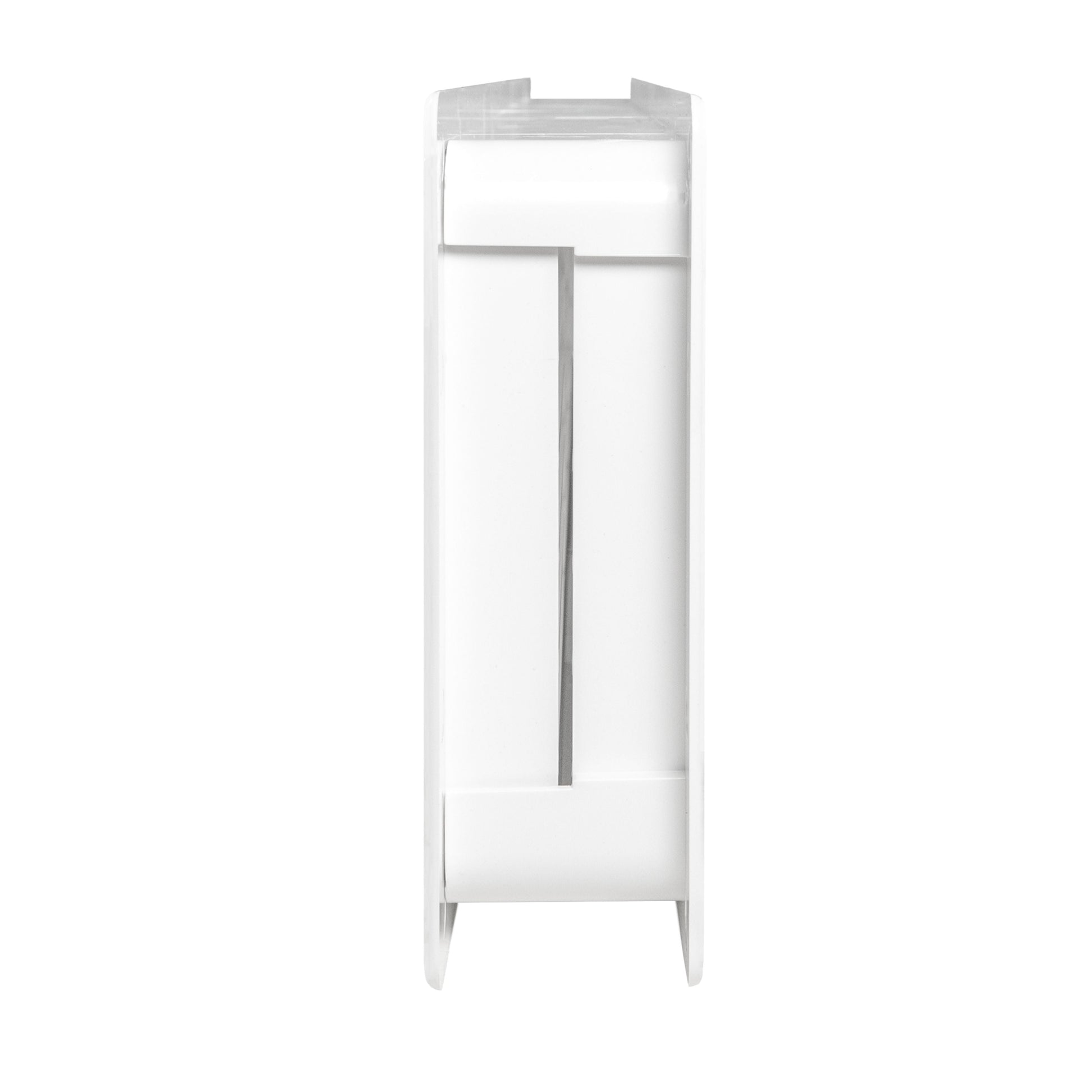 White door louvre vent rear bracket frame with central support bar