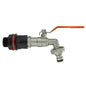 Water butt tap kit 1/2" with quick-connect lever, inlet and outlet fitting