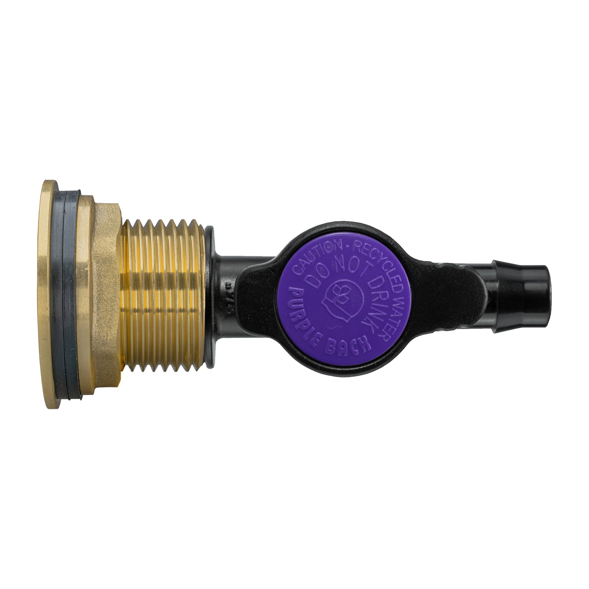 Irrigation valve kit parts: drill bit, barb fitting, washers and seal