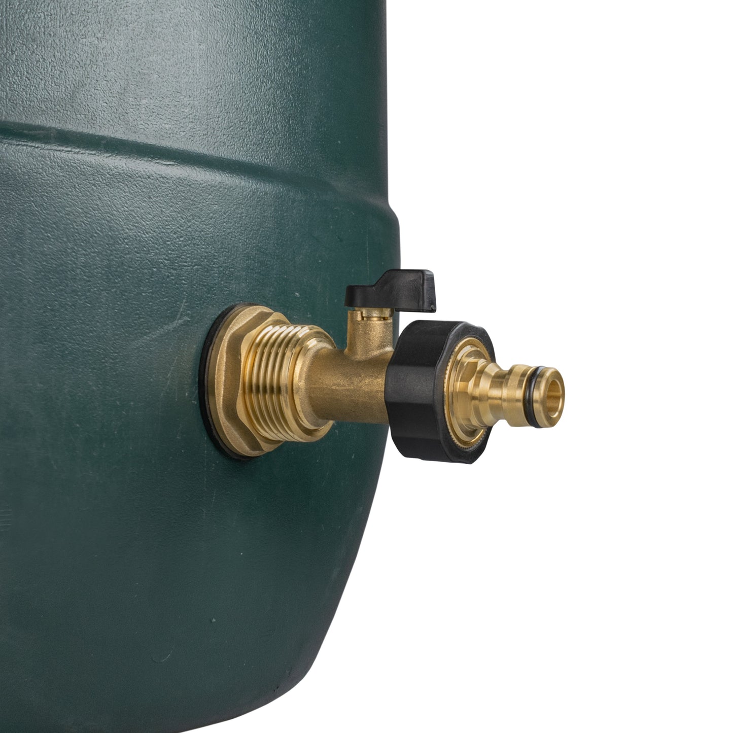 Messing-Wasserfass-Ventil mit Quick-Connect-Anschluss am Einlass