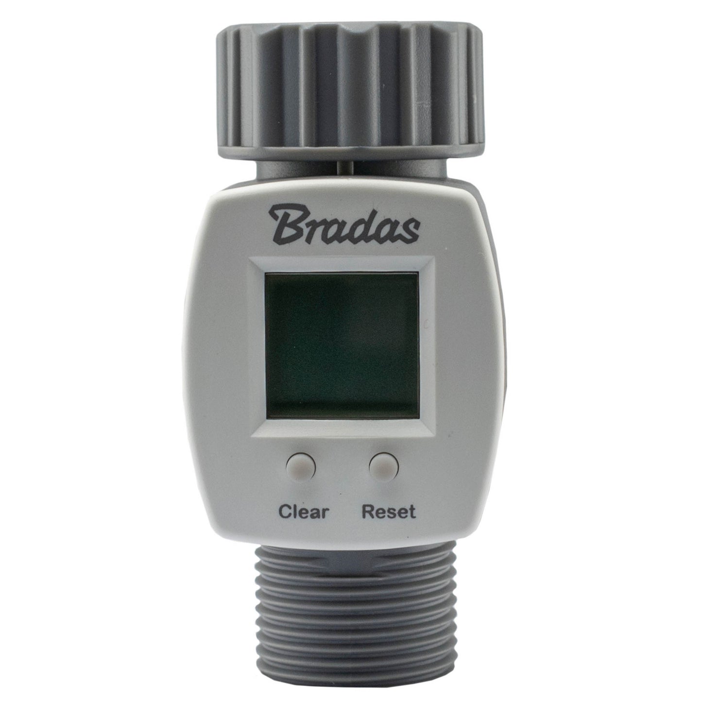 Water Flow Meter 3/4" BSPM-F with LCD display and Clear/Reset buttons
