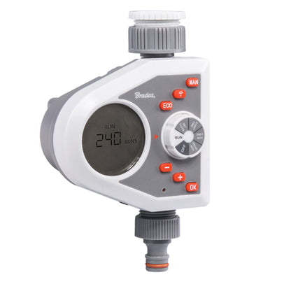 White Line electronic water timer with digital display and RUN/Off selector dial