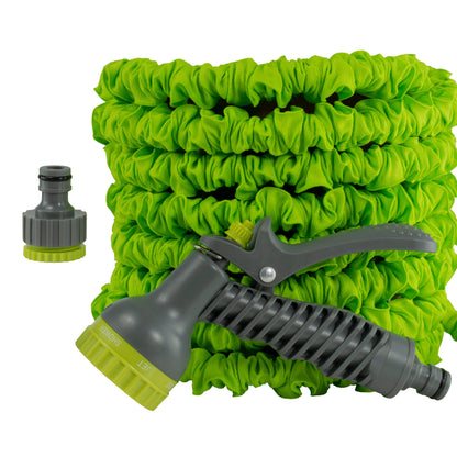 Lime expanding hose with spray gun and quick connector