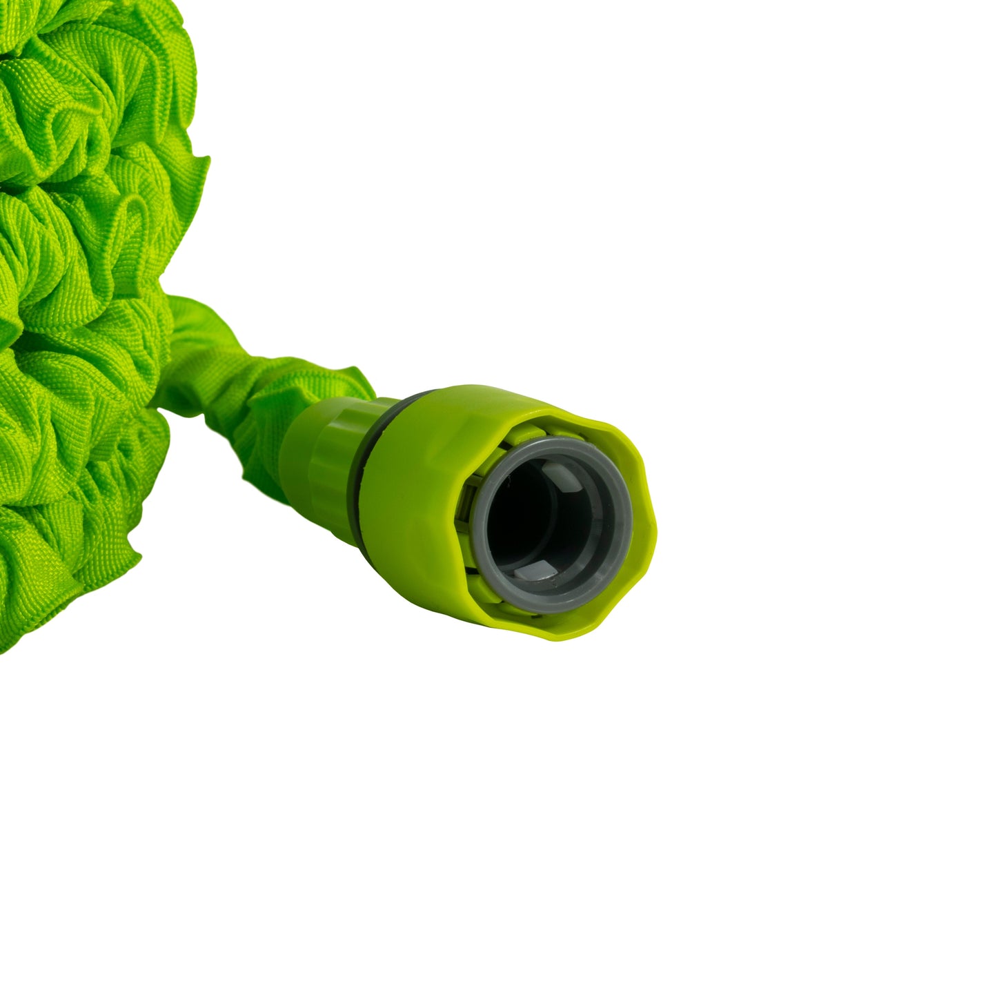 Lime hose end quick-connect with black inner fitting