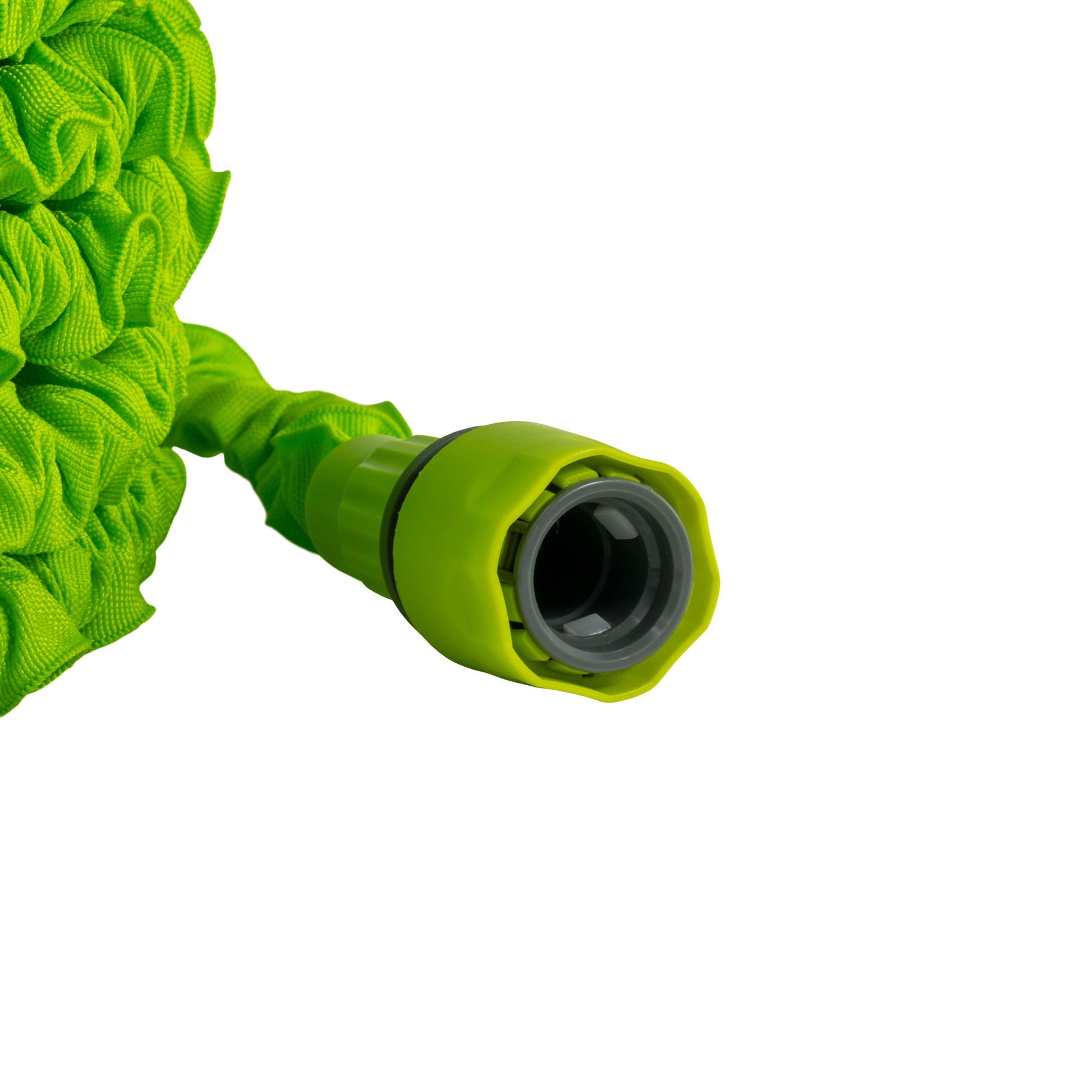 Lime hose end quick-connect with black inner fitting