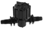 Antelco Vari-Flow valve with 10-32 UNF threads, 4 mm orifice, black plastic body