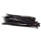 Black cable ties bundle, 3.6mm x 250mm, 100 pack with locking heads