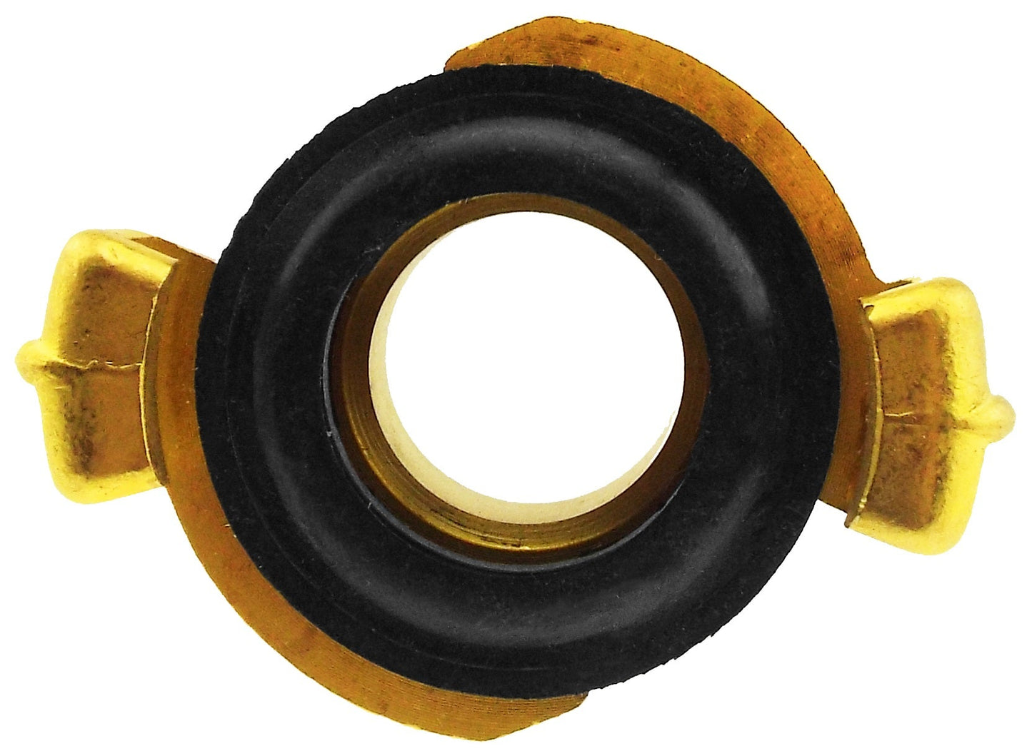 Brass claw fitting with rubber seal ring for 1" BSPM connection
