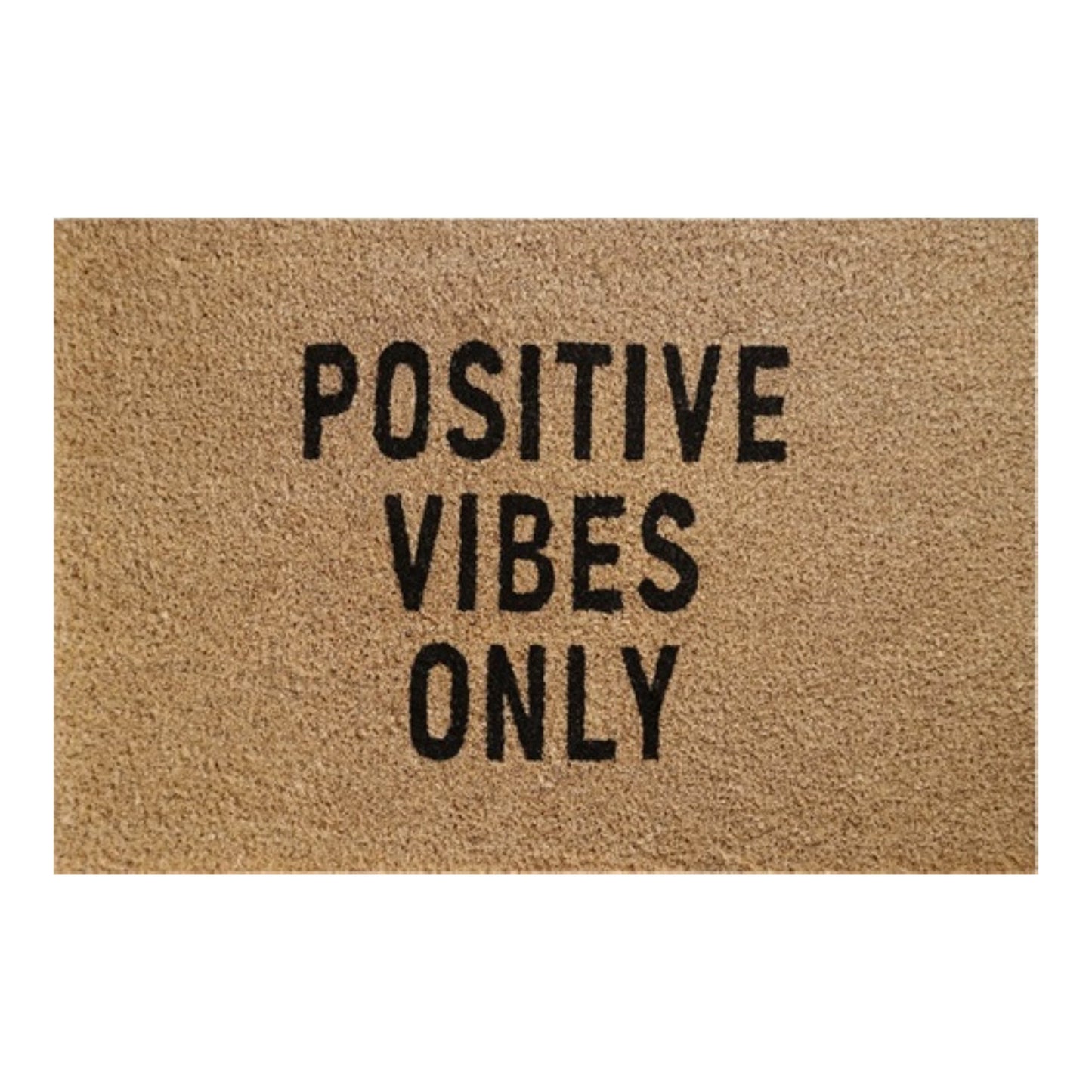 Doormat 60x40 cm mit Aufschrift „Positive Vibes Only“
