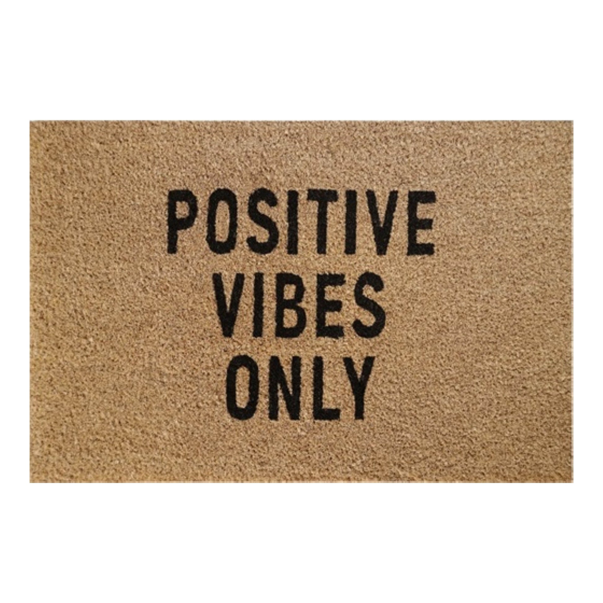 Doormat 60x40 cm mit Aufschrift „Positive Vibes Only“